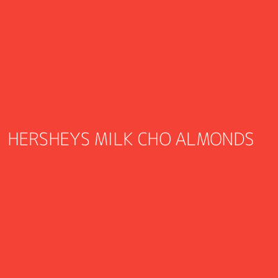 Product HERSHEYS MILK CHO ALMONDS