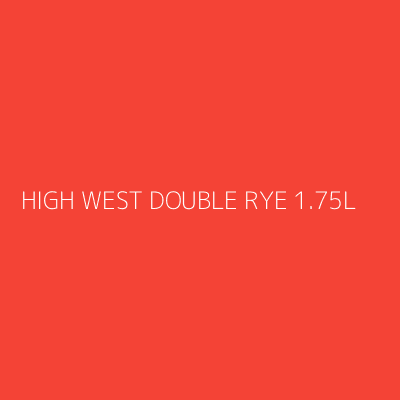 Product HIGH WEST DOUBLE RYE 1.75L