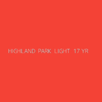 Product HIGHLAND  PARK  LIGHT  17 YR