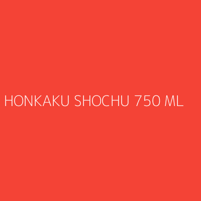 Product HONKAKU SHOCHU 750 ML