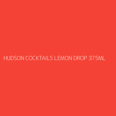 Product HUDSON COCKTAILS LEMON DROP 375ML