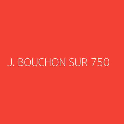 Product J. BOUCHON SUR 750