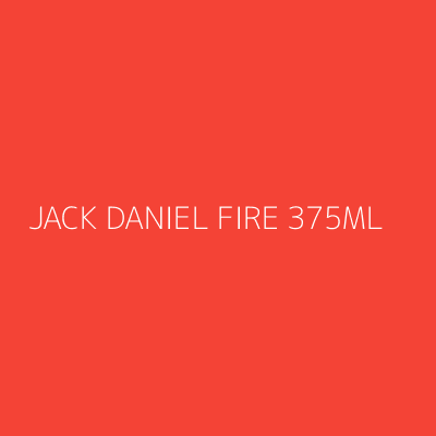 Product JACK DANIEL FIRE 375ML