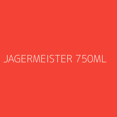 Product JAGERMEISTER 750ML