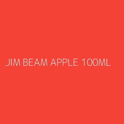Product JIM BEAM APPLE 100ML