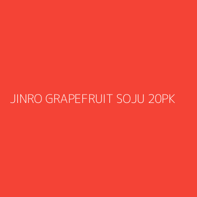 Product JINRO GRAPEFRUIT SOJU 20PK