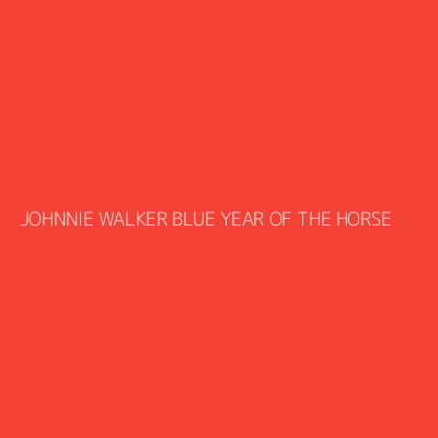Product JOHNNIE WALKER BLUE YEAR OF THE HORSE