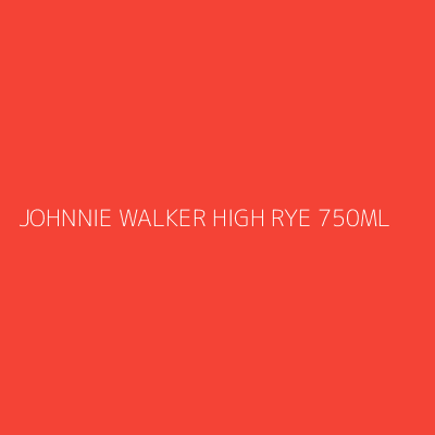 Product JOHNNIE WALKER HIGH RYE 750ML