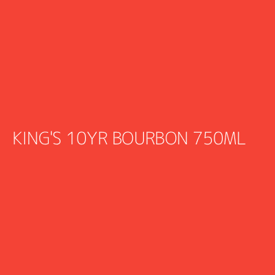 Product KING'S 10YR BOURBON 750ML