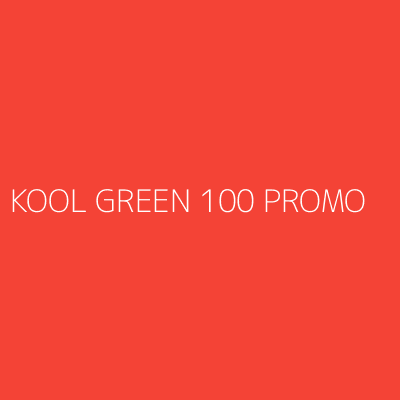 Product KOOL GREEN 100 PROMO