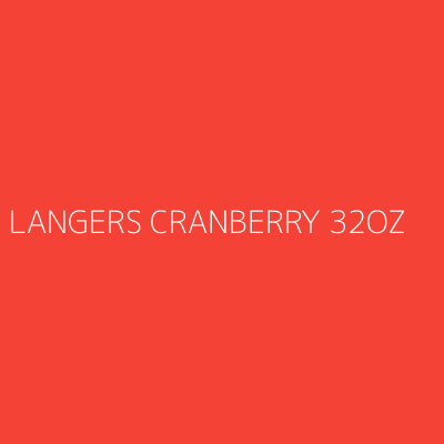 Product LANGERS CRANBERRY 32OZ