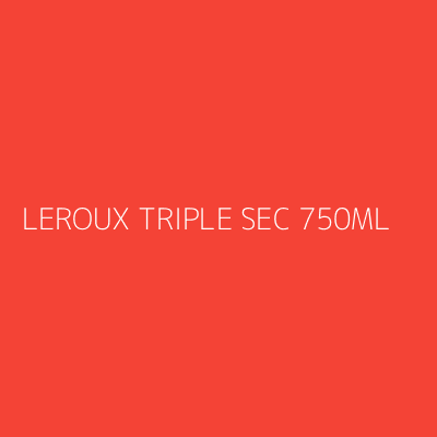 Product LEROUX TRIPLE SEC 750ML