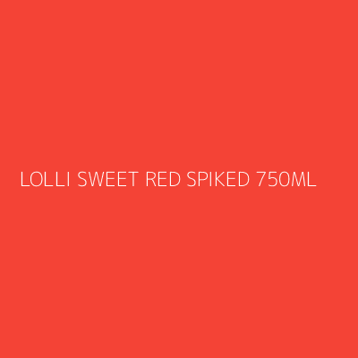 Product LOLLI SWEET RED SPIKED 750ML