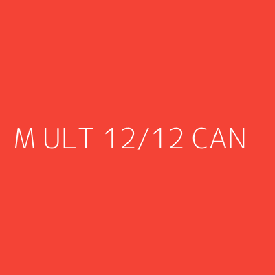 Product M ULT 12/12 CAN