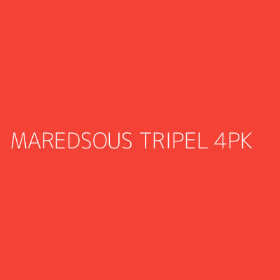 Product MAREDSOUS TRIPEL 4PK