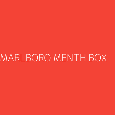 Product MARLBORO MENTH BOX