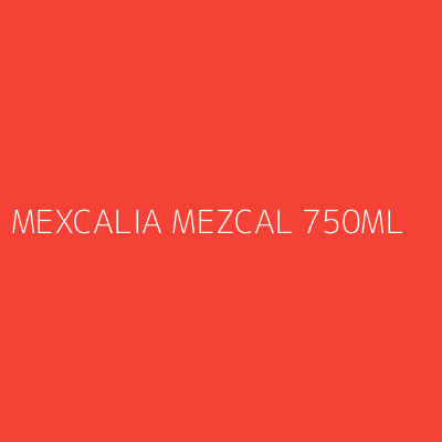 Product MEXCALIA MEZCAL 750ML