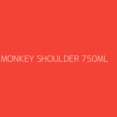 Product MONKEY SHOULDER 750ML