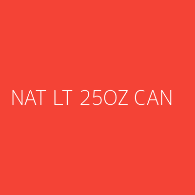 Product NAT LT 25OZ CAN