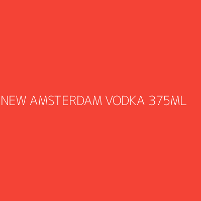 Product NEW AMSTERDAM VODKA 375ML