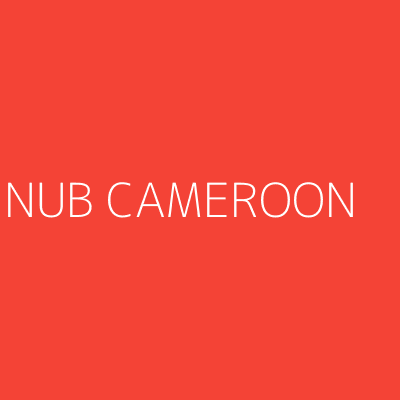 Product NUB CAMEROON 