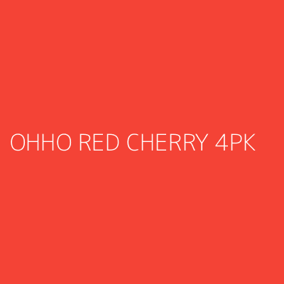Product OHHO RED CHERRY 4PK