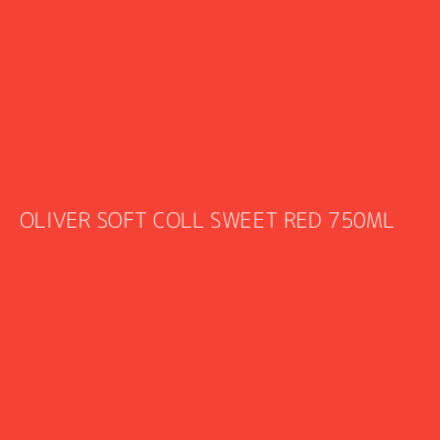 Product OLIVER SOFT COLL SWEET RED 750ML