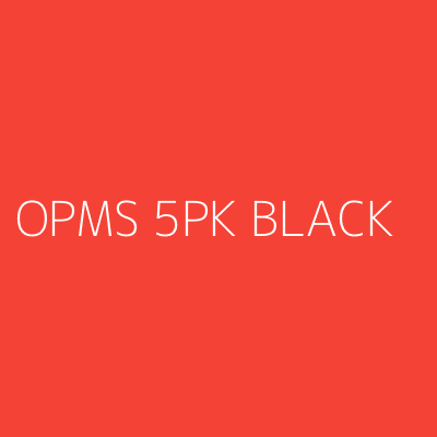 Product OPMS 5PK BLACK