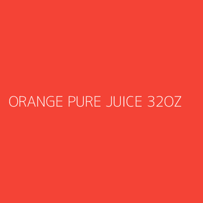 Product ORANGE PURE JUICE 32OZ