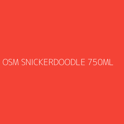 Product OSM SNICKERDOODLE 750ML