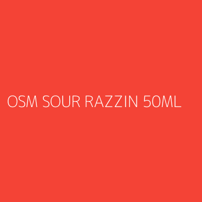 Product OSM SOUR RAZZIN 50ML