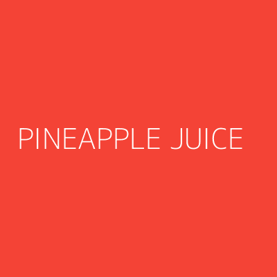 Product PINEAPPLE JUICE