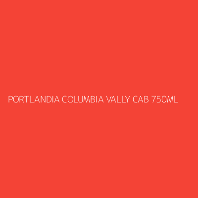 Product PORTLANDIA COLUMBIA VALLY CAB 750ML