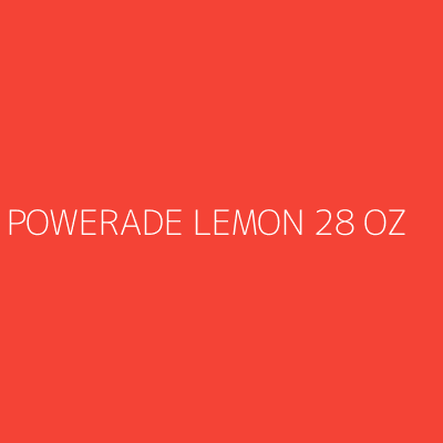 Product POWERADE LEMON 28 OZ