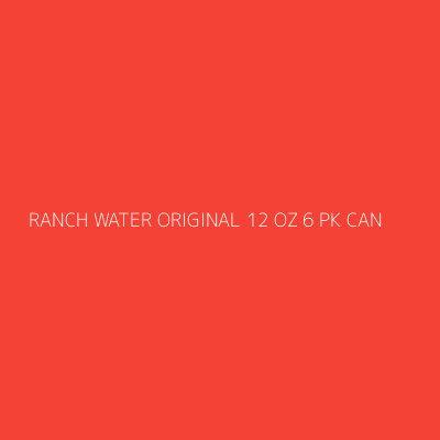Product RANCH WATER ORIGINAL 12 OZ 6 PK CAN 