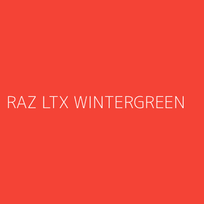 Product RAZ LTX WINTERGREEN