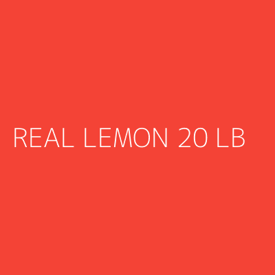 Product REAL LEMON 20 LB