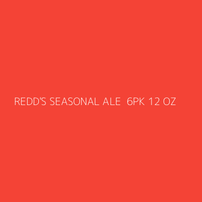 Product REDD'S SEASONAL ALE  6PK 12 OZ
