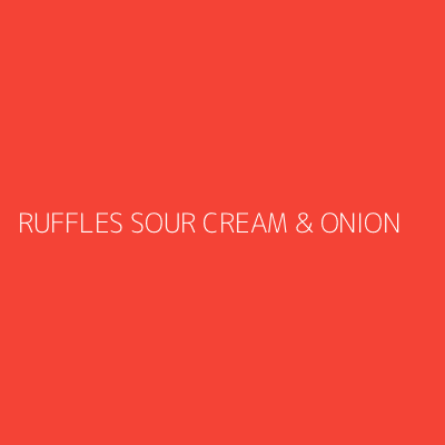 Product RUFFLES SOUR CREAM & ONION