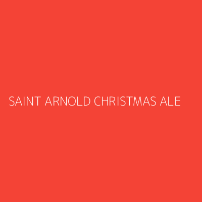 Product SAINT ARNOLD CHRISTMAS ALE