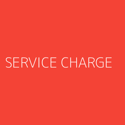 Product SERVICE CHARGE