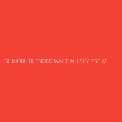 Product SHINOBU BLENDED MALT WHISKY 750 ML