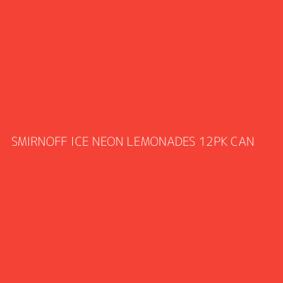 Product SMIRNOFF ICE NEON LEMONADES 12PK CAN