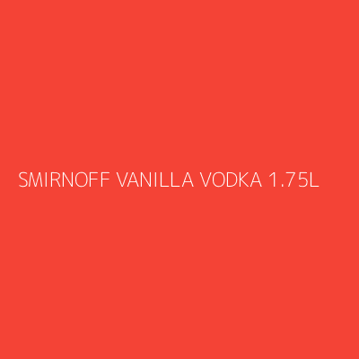 Product SMIRNOFF VANILLA VODKA 1.75L