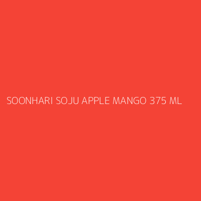 Product SOONHARI SOJU APPLE MANGO 375 ML