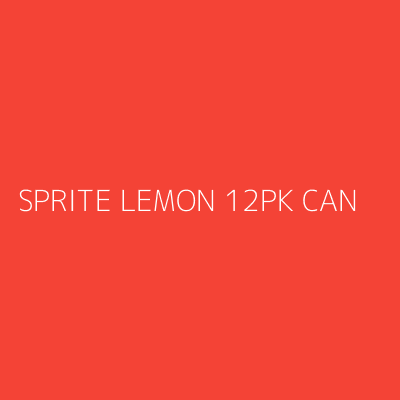 Product SPRITE LEMON 12PK CAN