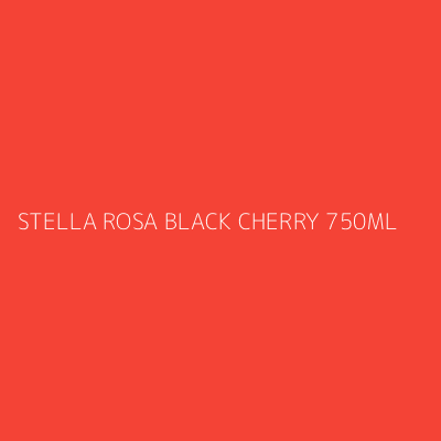 Product STELLA ROSA BLACK CHERRY 750ML