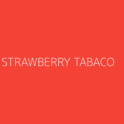 Product STRAWBERRY TABACO