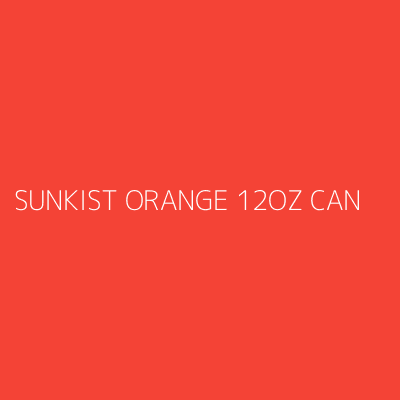 Product SUNKIST ORANGE 12OZ CAN