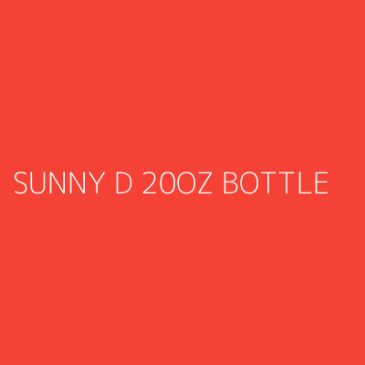 Product SUNNY D 20OZ BOTTLE